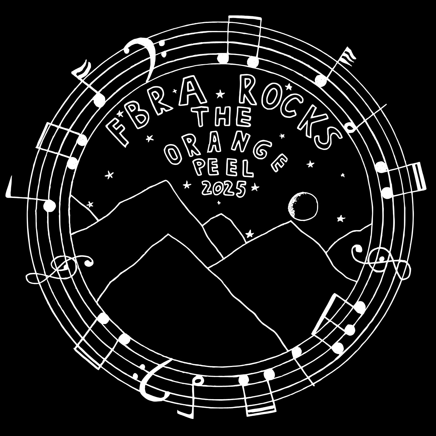 2026 FBRA Rocks the Orange Peel - logo